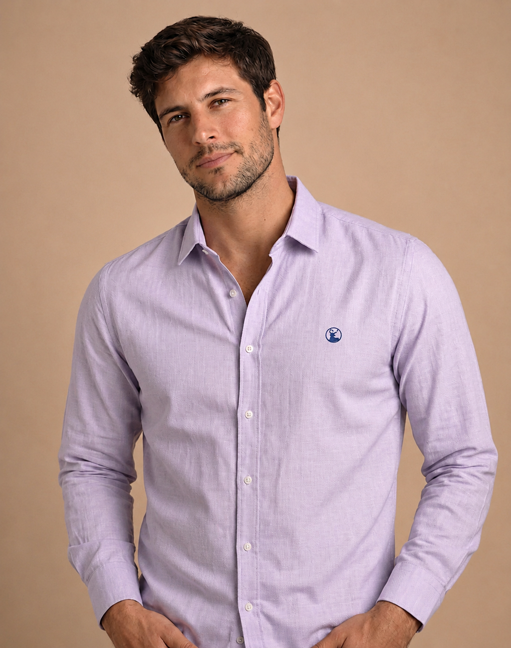 Camisa Lila (Morado Claro) Modelo Di Fonzo - Fogliatti