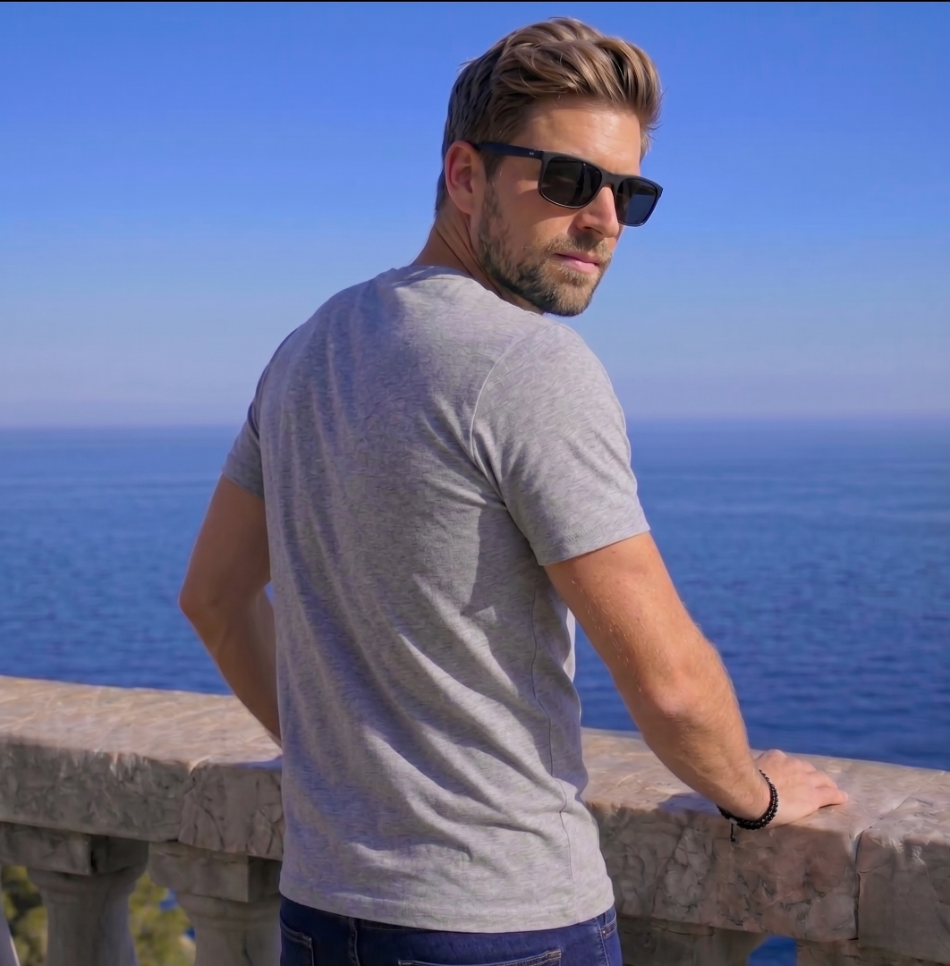 Polera Gris Modelo Bagó - Fogliatti