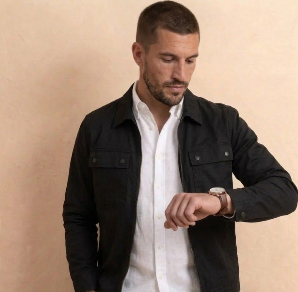 Chaqueta Negra Modelo Di Fabio - Fogliatti