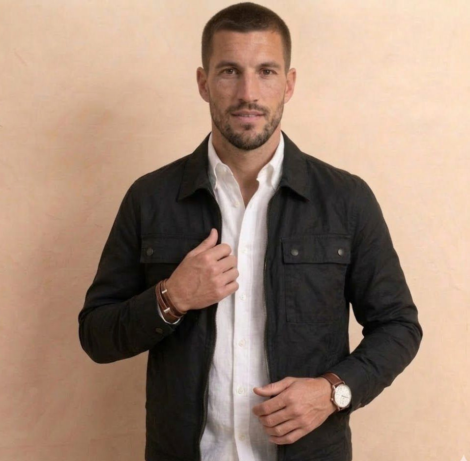 Chaqueta Negra Modelo Di Fabio - Fogliatti