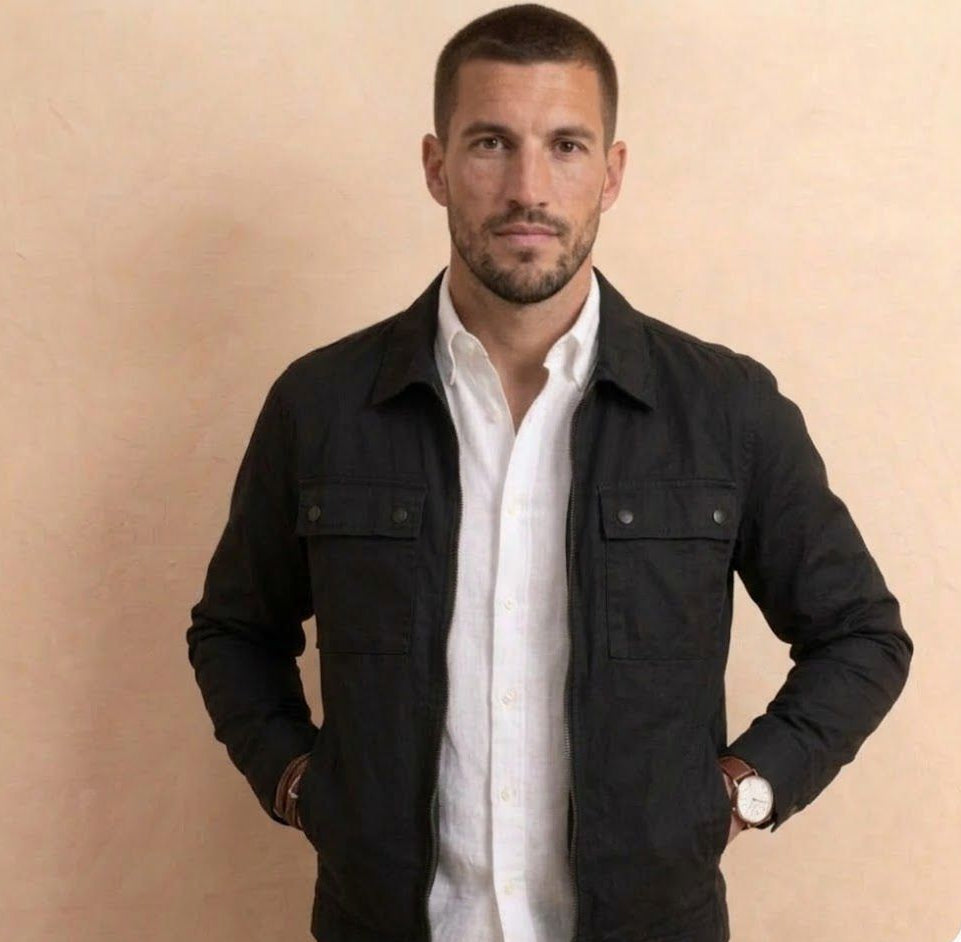 Chaqueta Negra Modelo Di Fabio - Fogliatti