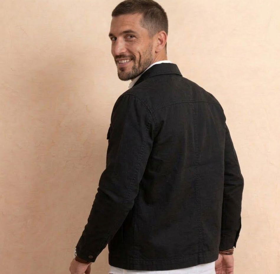 Chaqueta Negra Modelo Di Fabio - Fogliatti