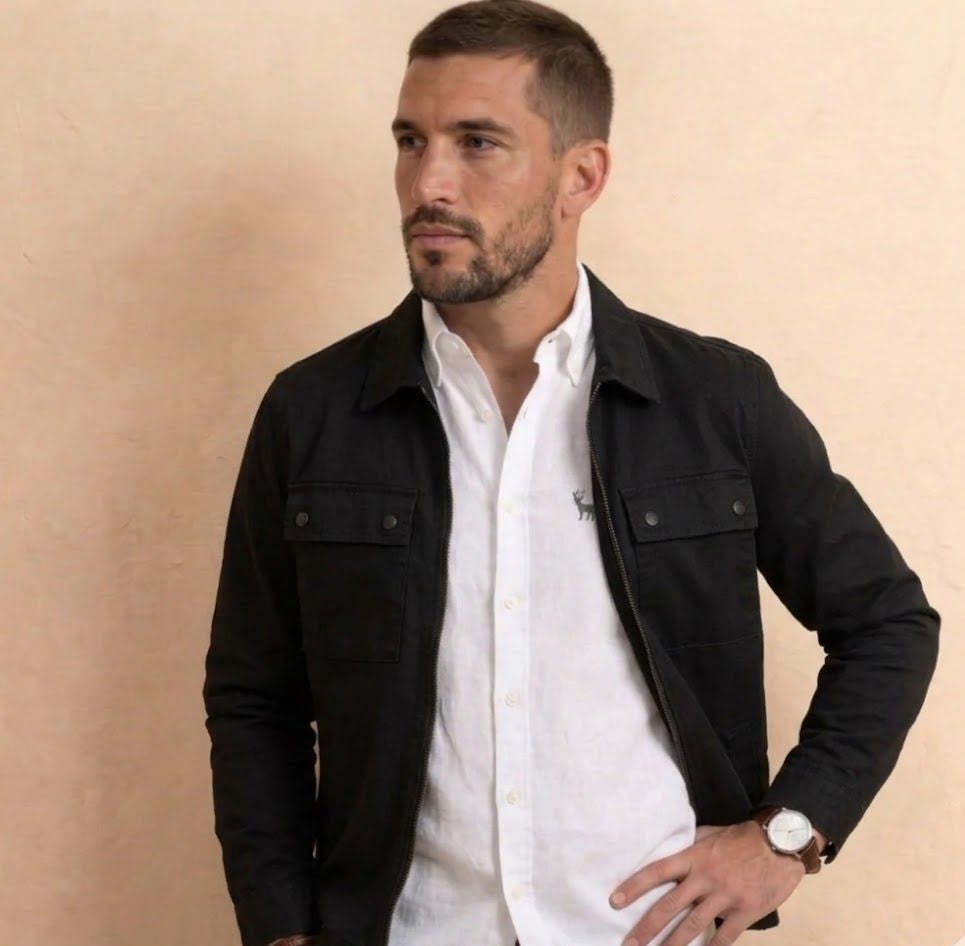 Chaqueta Negra Modelo Di Fabio - Fogliatti