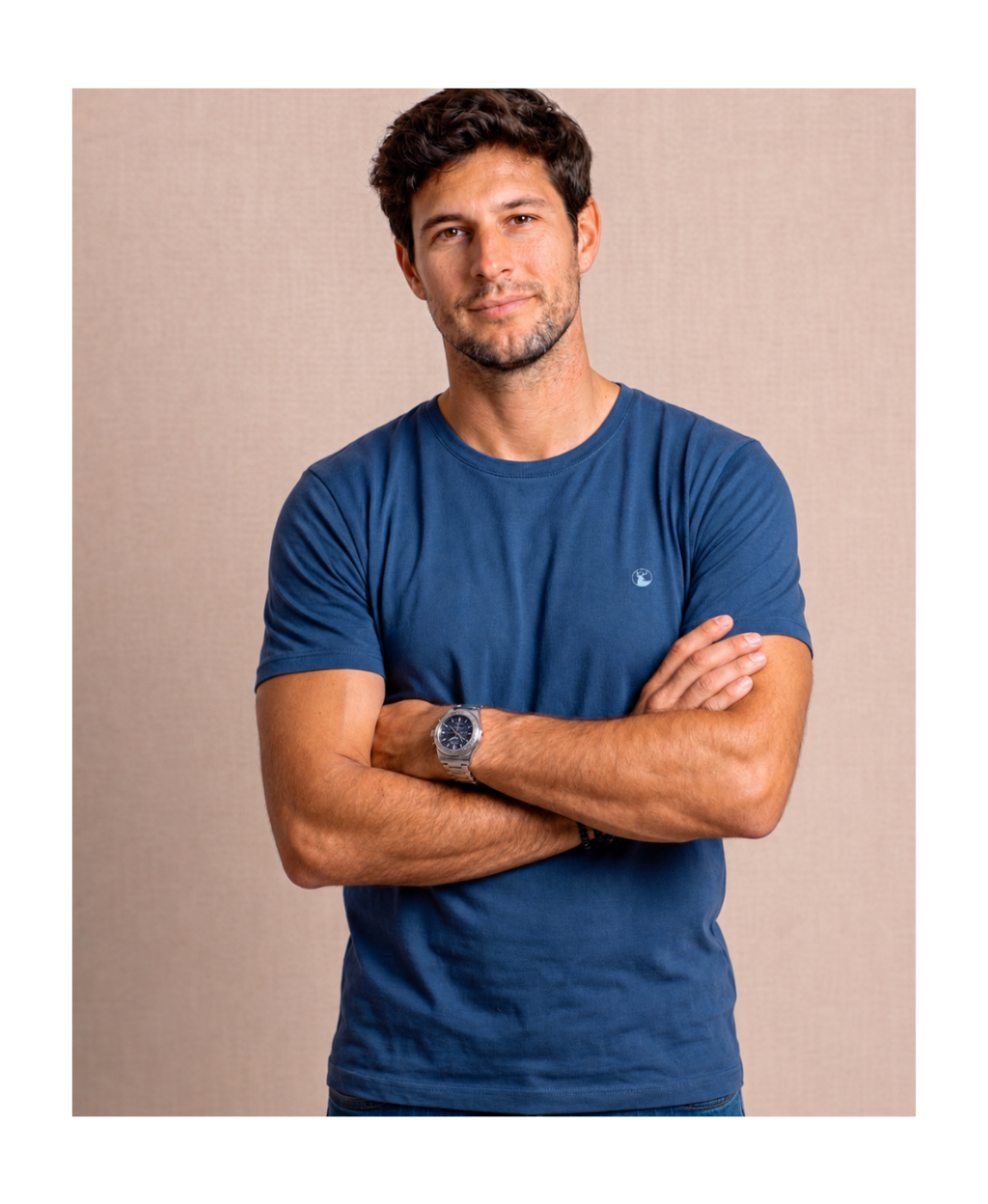 Polera Azul Marino Modelo Bagó - Fogliatti