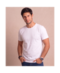 Polera Blanca Cuello Redondo Modelo Bagó - Fogliatti
