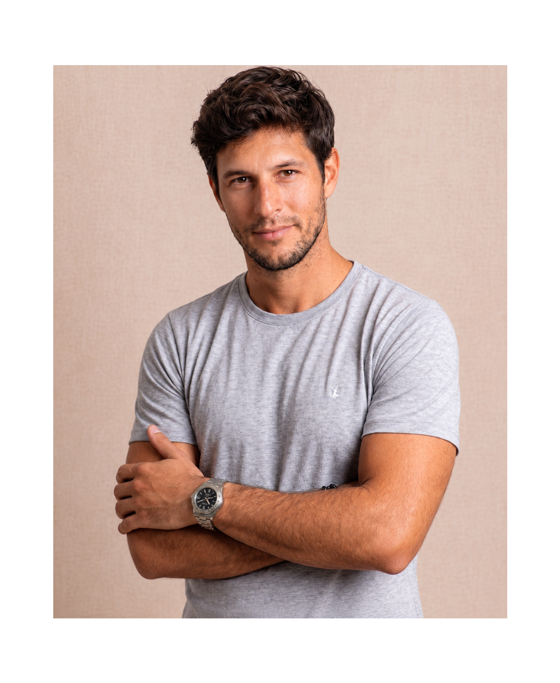 Polera Gris Modelo Bagó - Fogliatti