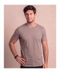 Polera Taupe Cuello Redondo Modelo Bagó - Fogliatti