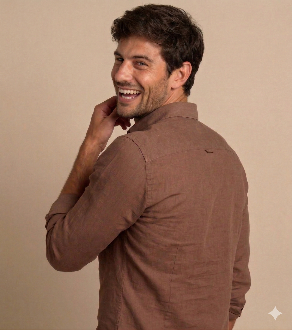 Camisa Café Modelo Bassano - Fogliatti