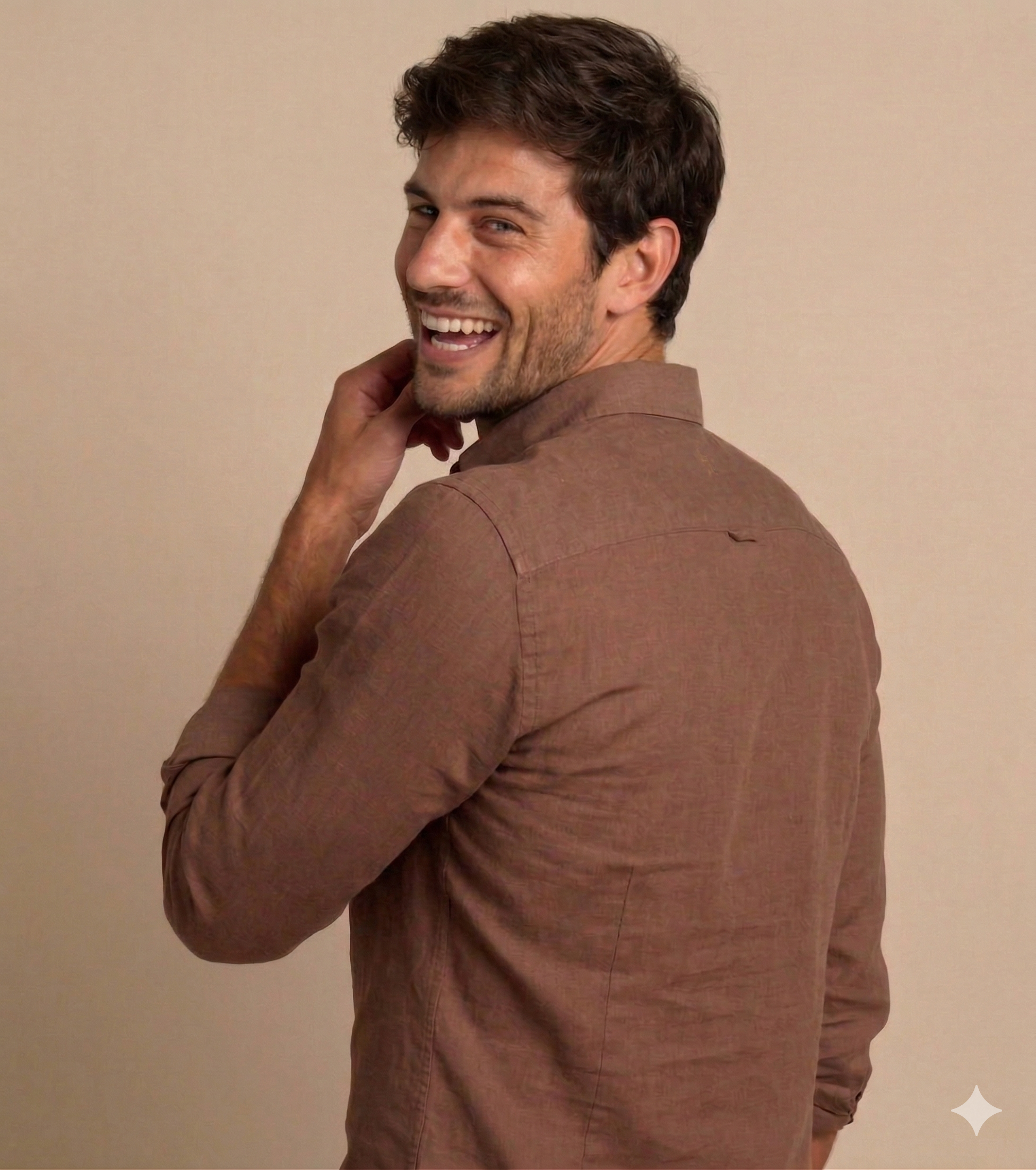 Camisa Café Modelo Bassano - Fogliatti