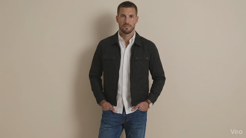 Chaqueta Negra Modelo Di Fabio - Fogliatti