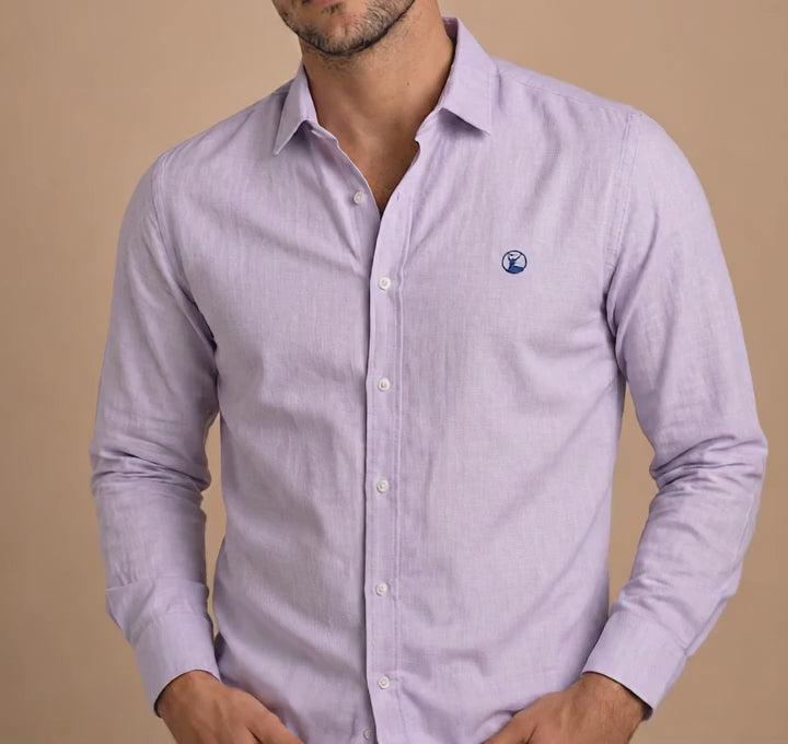 Camisa Lila (Morado Claro) Modelo Di Fonzo - Fogliatti