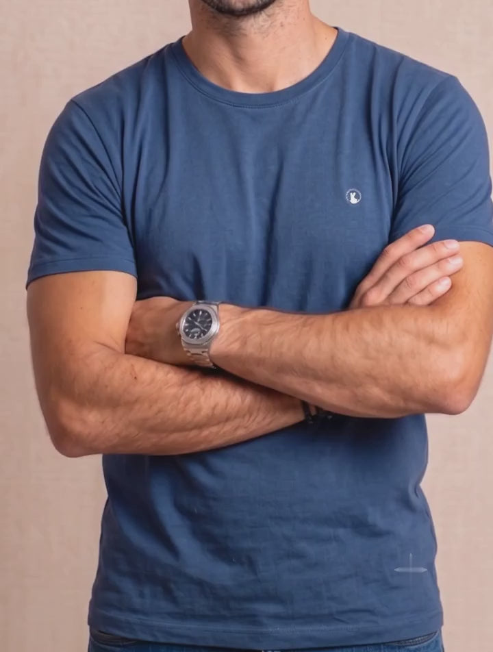 Polera Azul Marino Modelo Bagó - Fogliatti