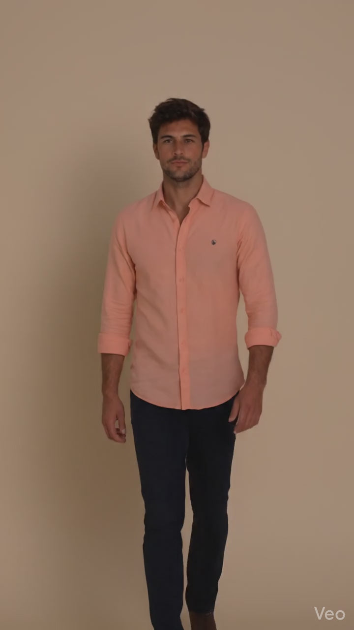 Camisa Salmón Modelo Bassano - Fogliatti