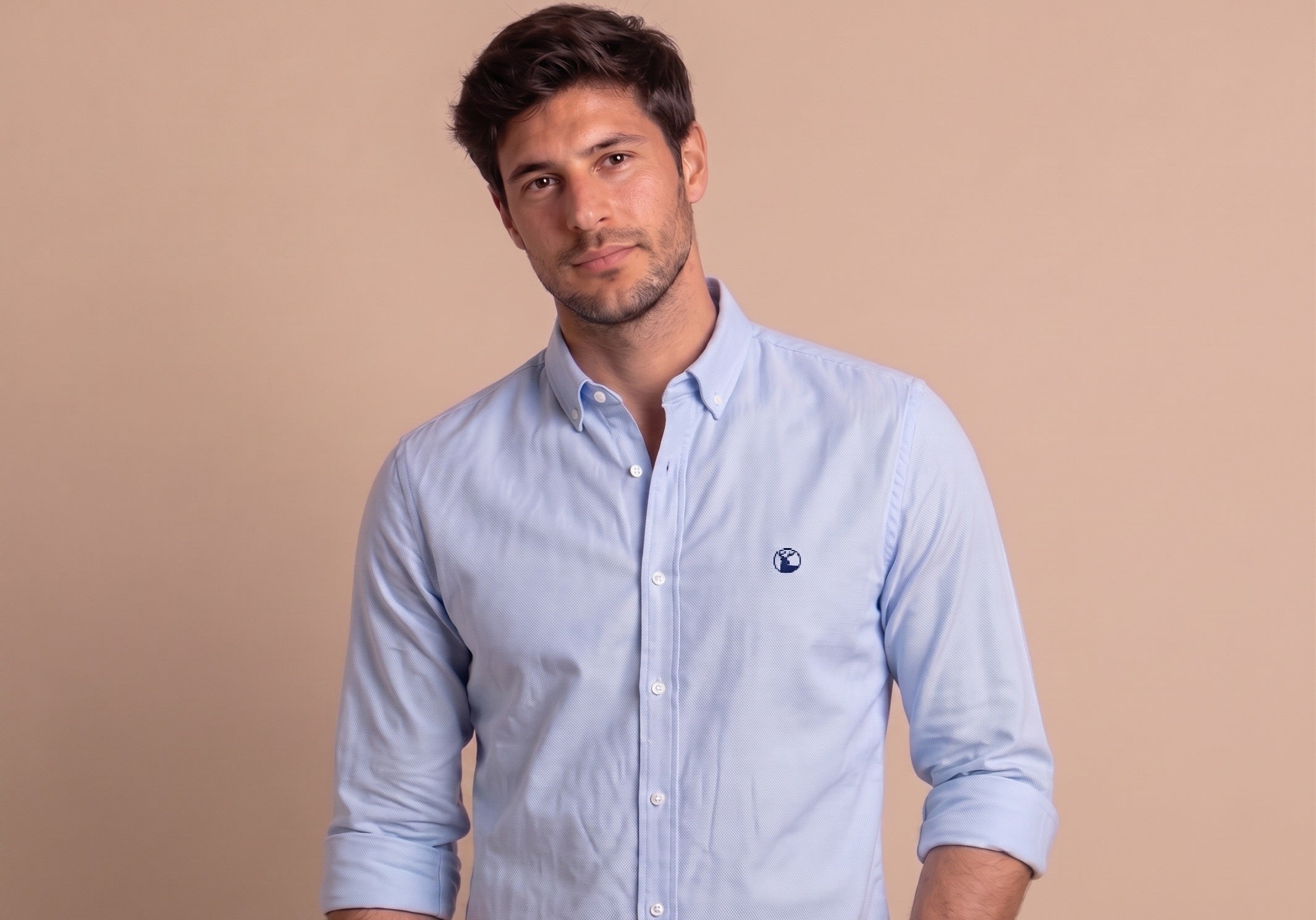 Camisa Celeste Modelo Di Fonzo - Fogliatti