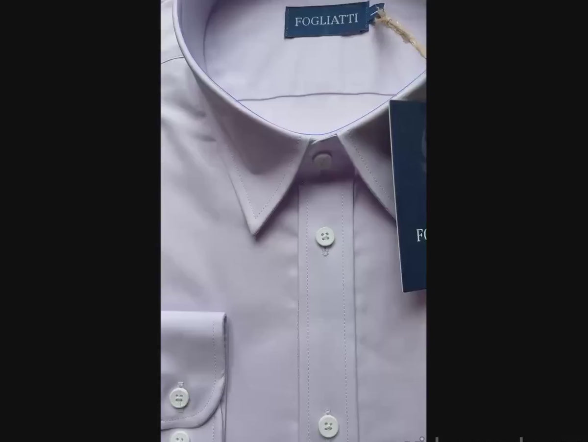 Camisa Lila (Morado Claro) Modelo Bassano - Fogliatti