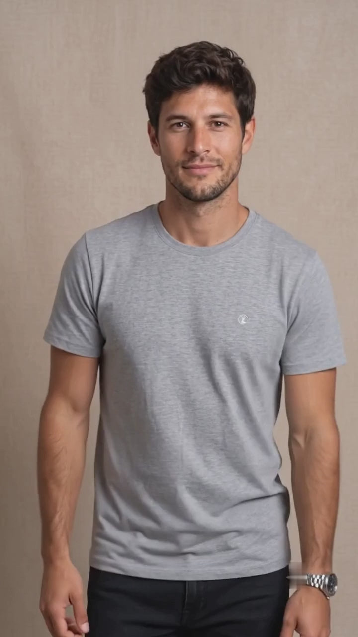 Polera Gris Modelo Bagó - Fogliatti