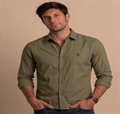 Camisa Verde Oliva Modelo Bassano - Fogliatti